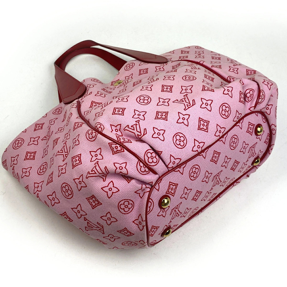 Louis Vuitton Shoulder Tote Ipanema Canvas Bag Cabas Rose